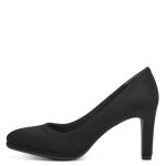 Court Shoes in Black with Gold Detalion