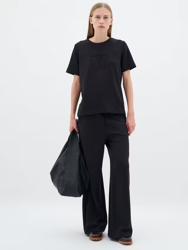 Inwear Gincette Wide Leg Trousers in Black