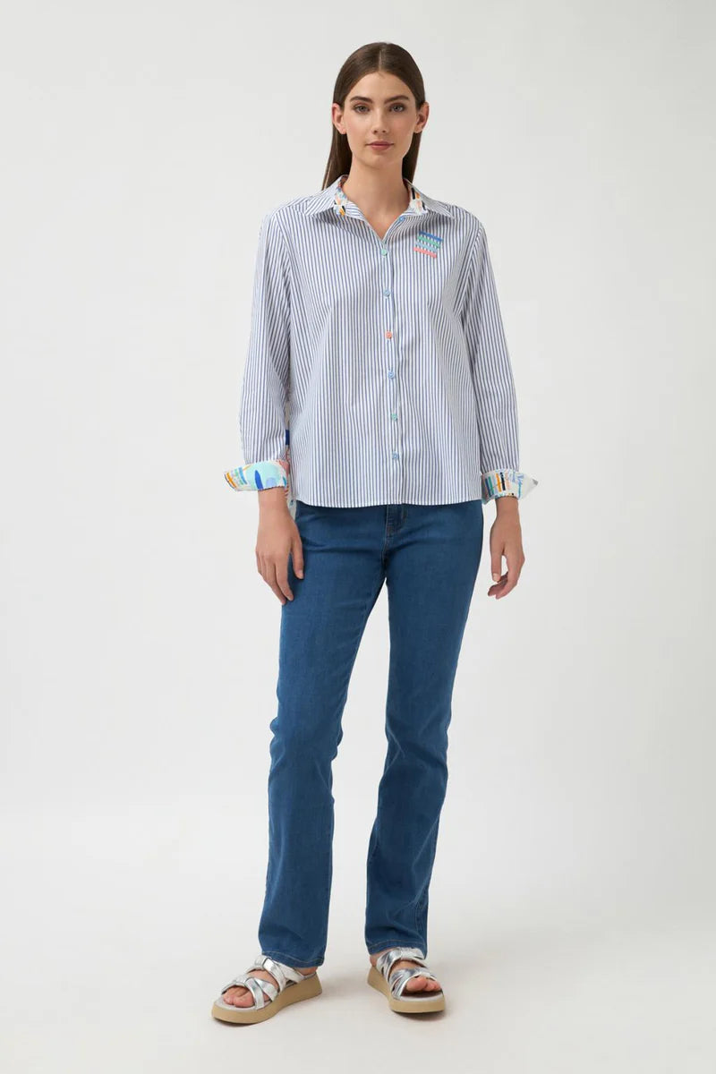 Calaroja Shirt in Blue