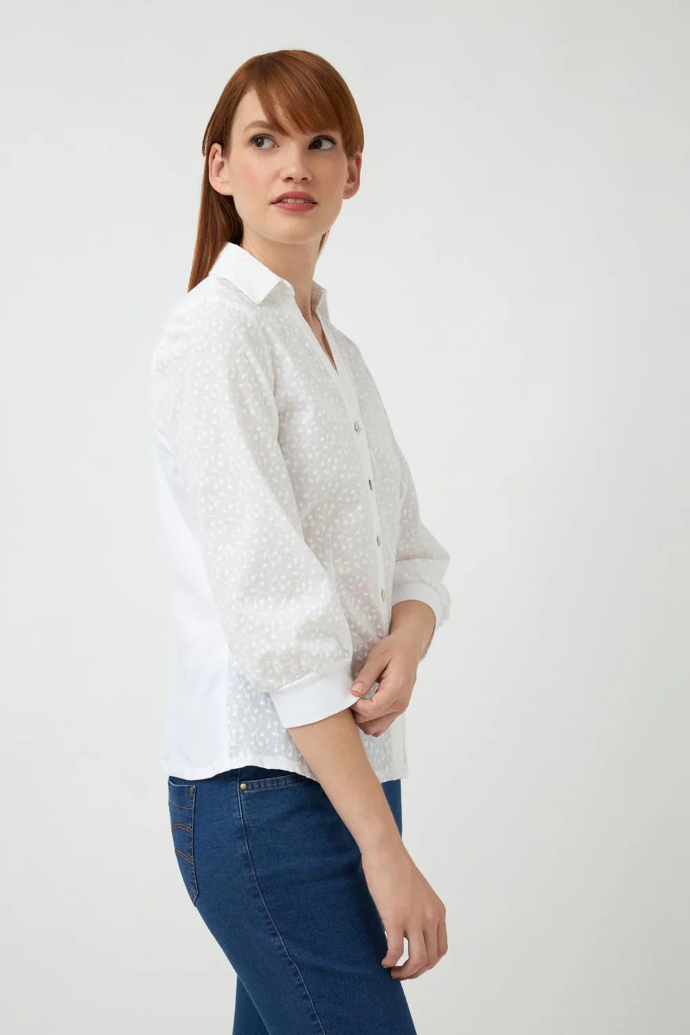Tinta Style Nuri Blouse in Blanco