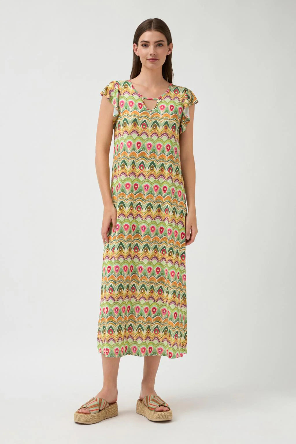 Saturna Dress in Khaki