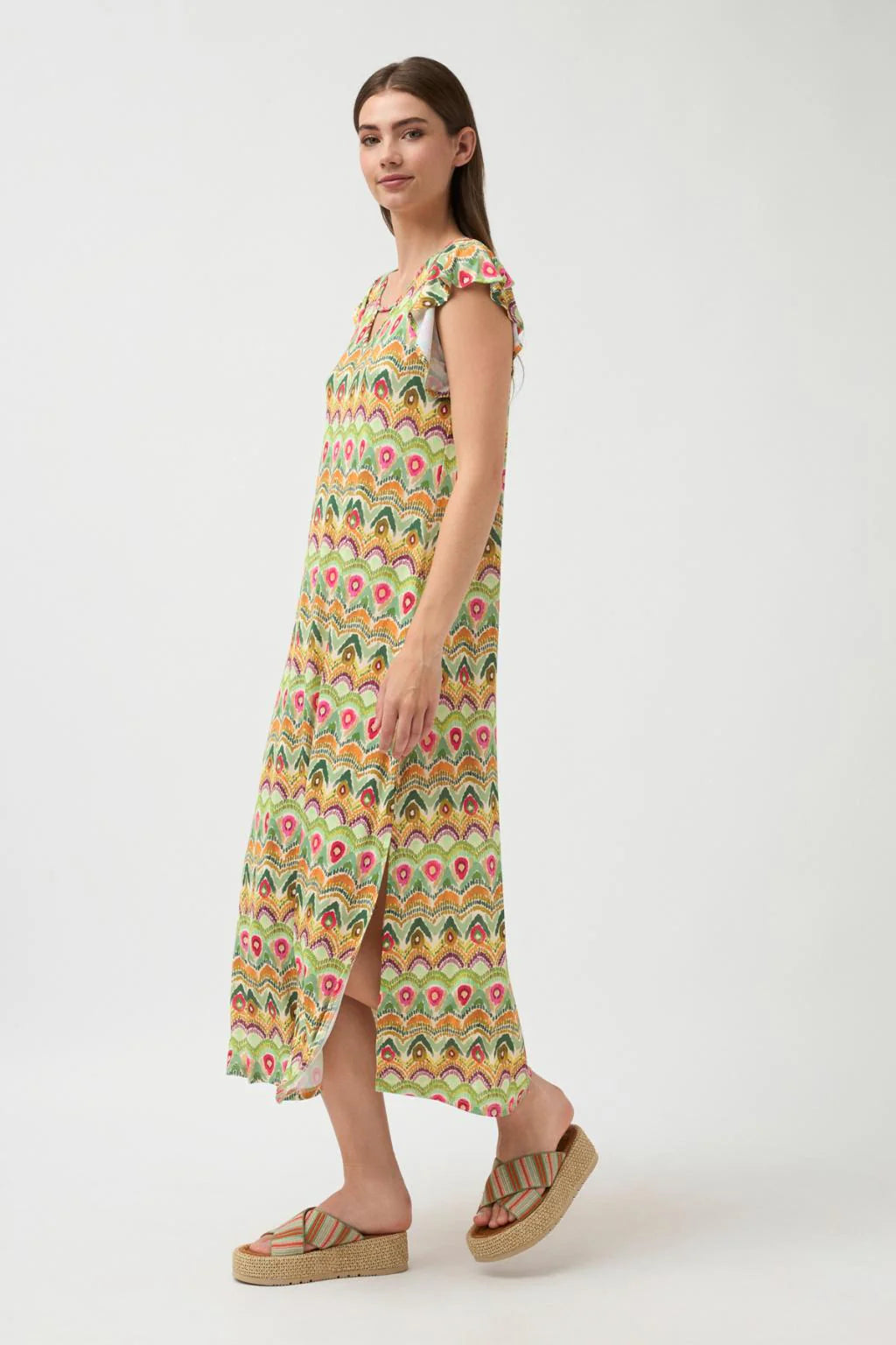 Saturna Dress in Khaki
