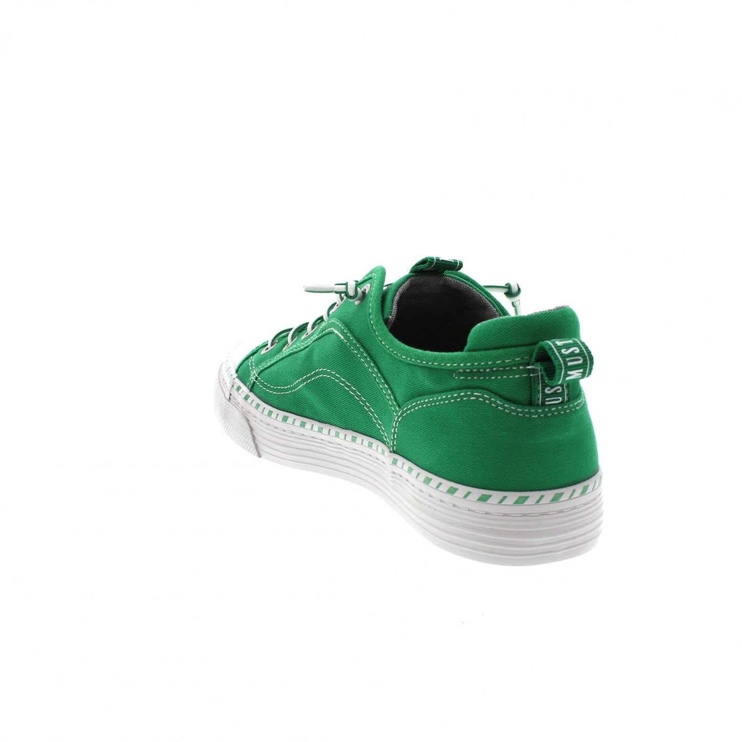 Mustang Canvas Trainers in Green