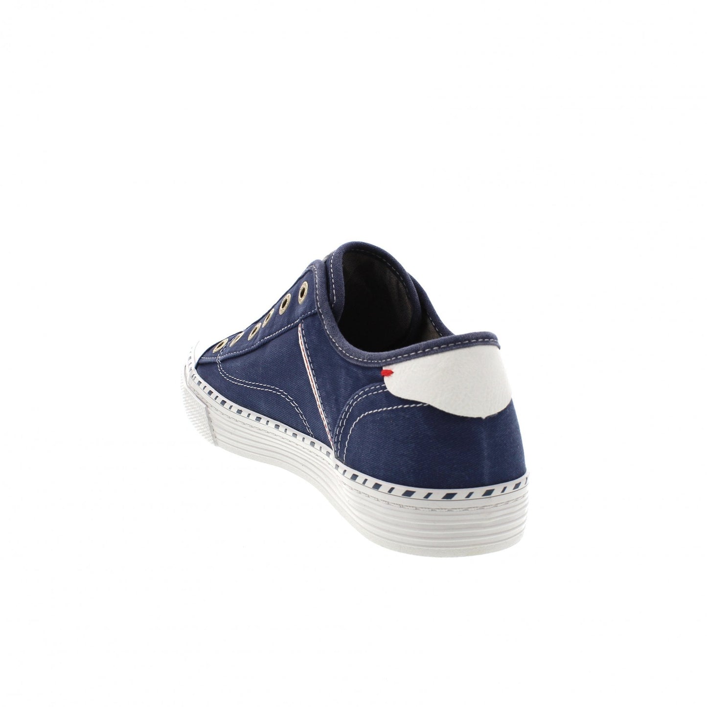 Mustang Canvas Trainer in Denim Blue