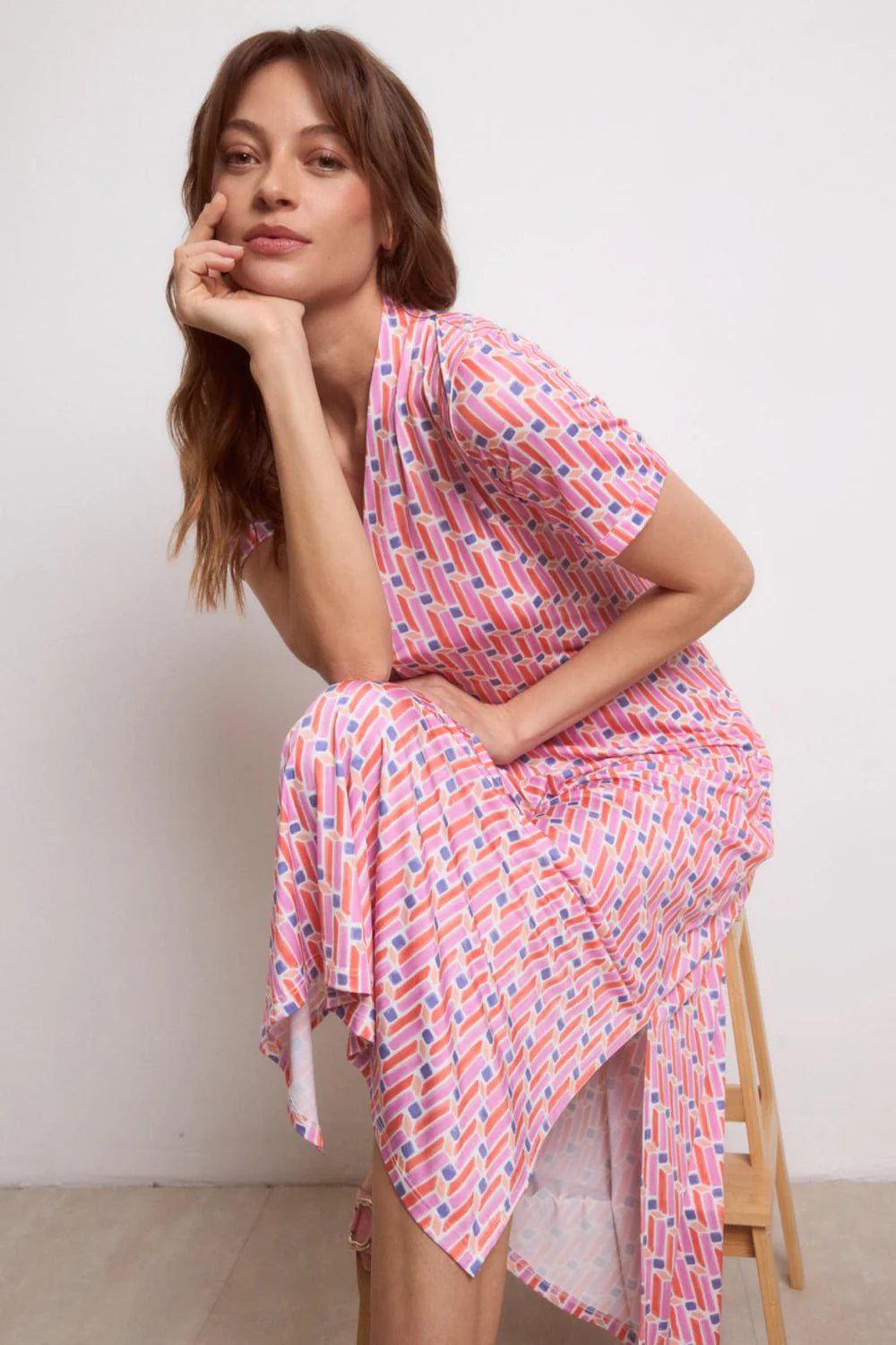 Tinta Style Caragol Dress in Rosa