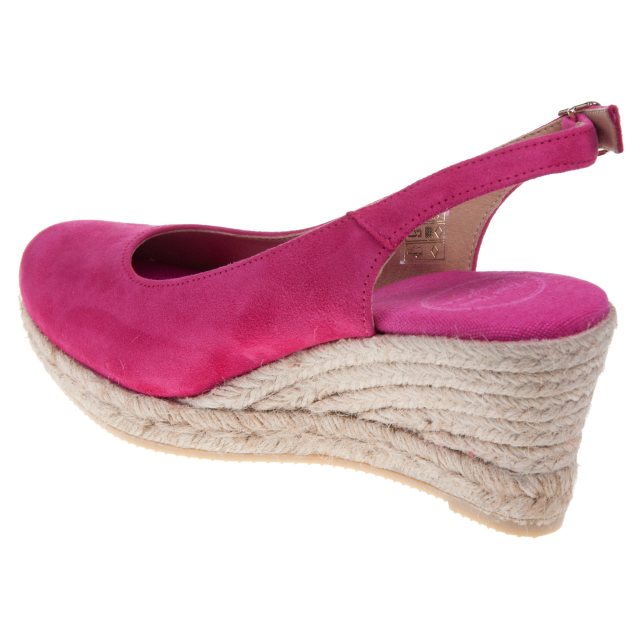 Bremen Wedge Espadrilles in Fushia