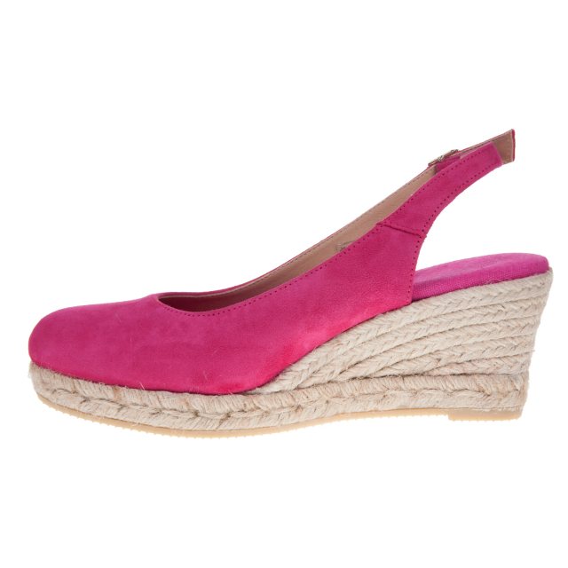 Bremen Wedge Espadrilles in Fushia