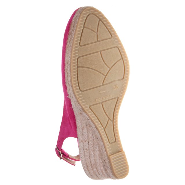 Bremen Wedge Espadrilles in Fushia