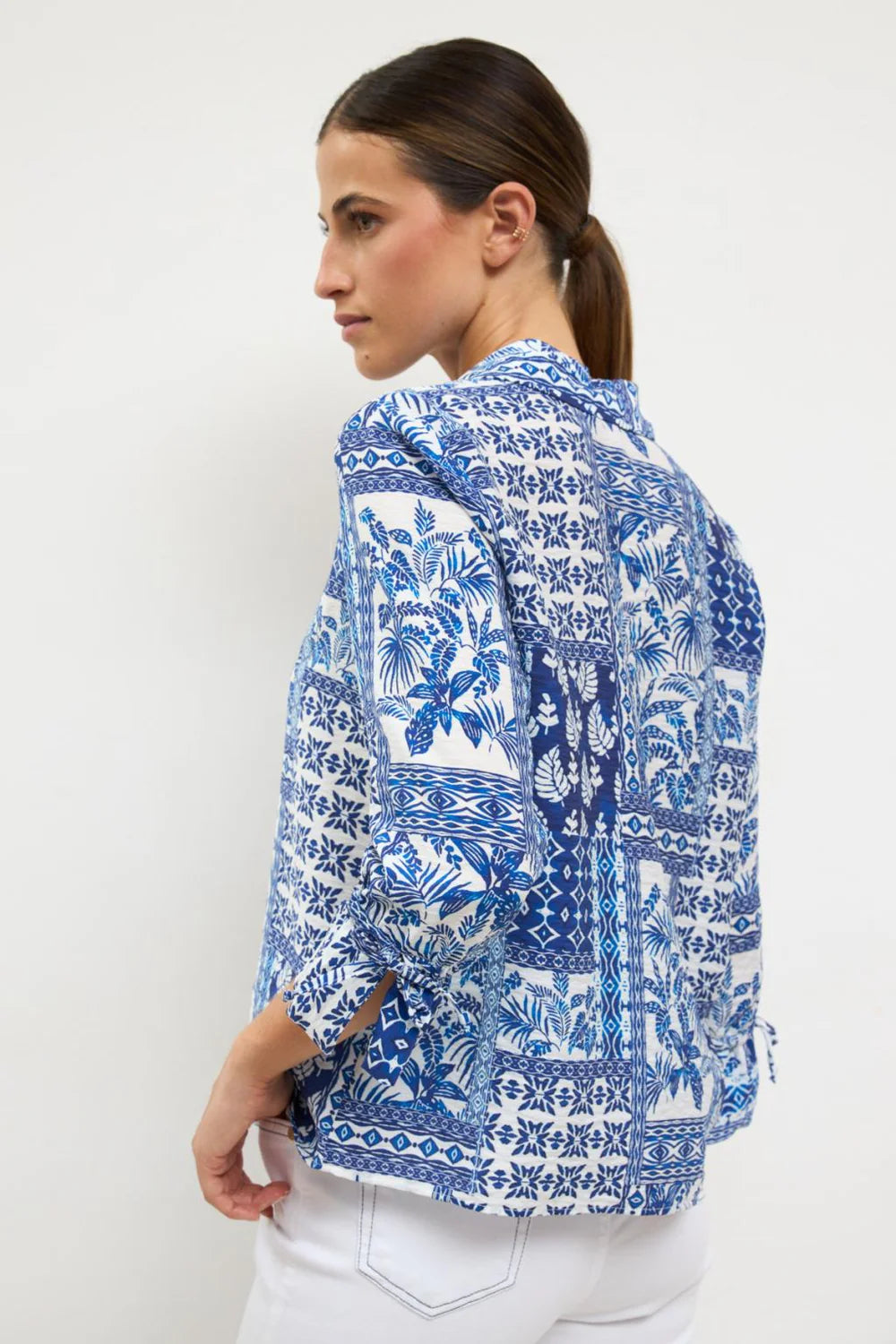 Tinta Style Selva Shirt in Indigo Blue