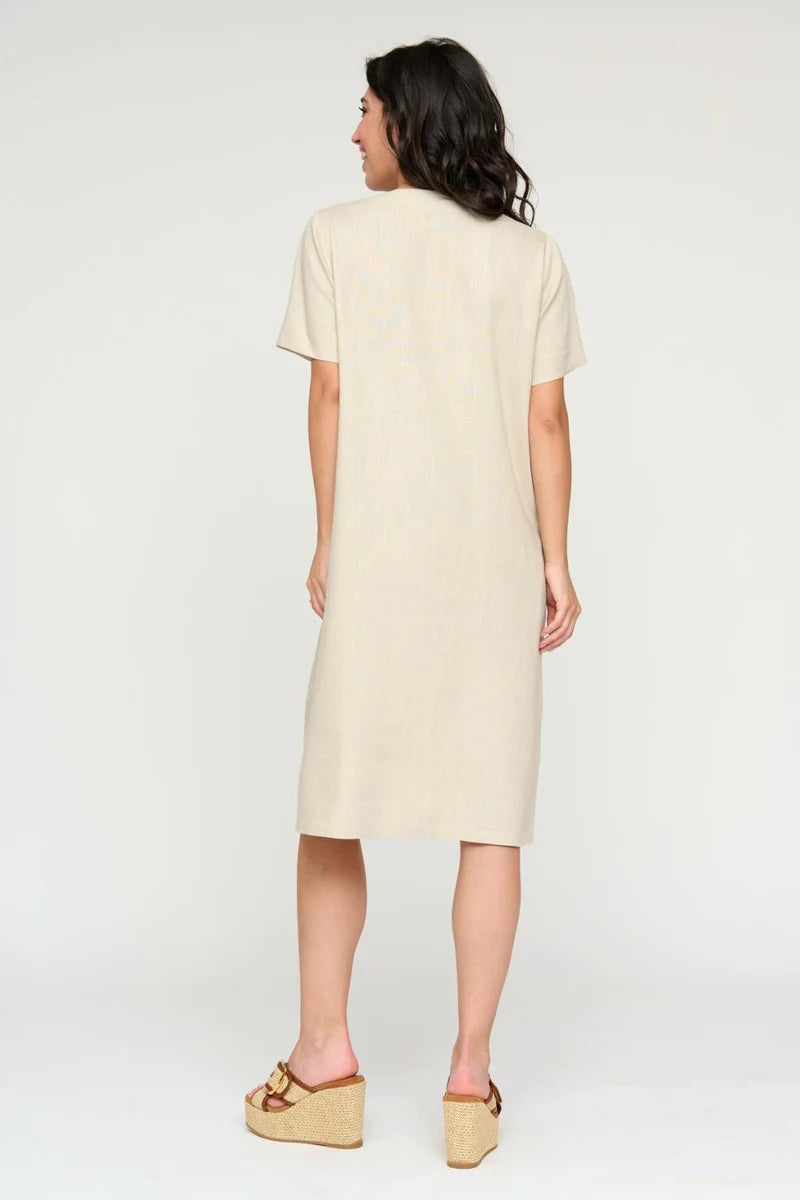 Nieves Dress in Beige