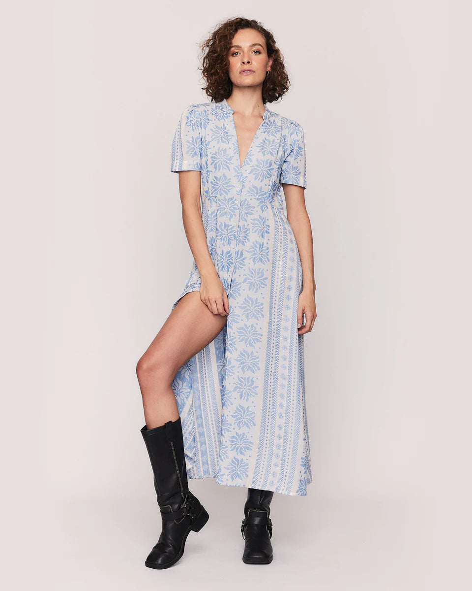 Summery Deborah Midi Dress bright white-blue