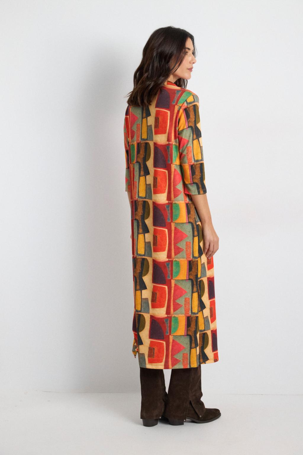 Tinta & Bariloche Ariela Printed Maxi Shirt Dress in Multi