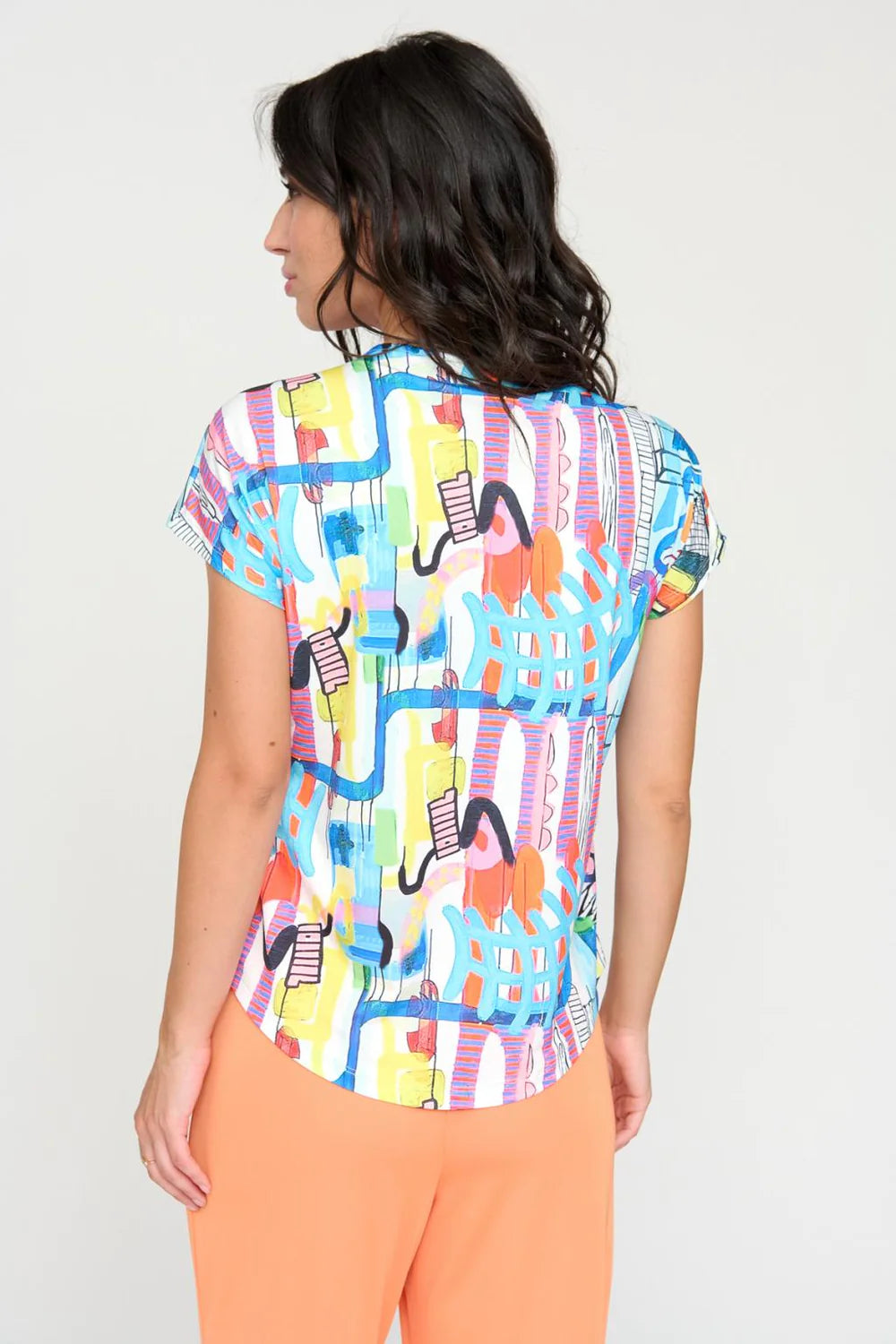Araceli T-Shirt in Multi Pattern