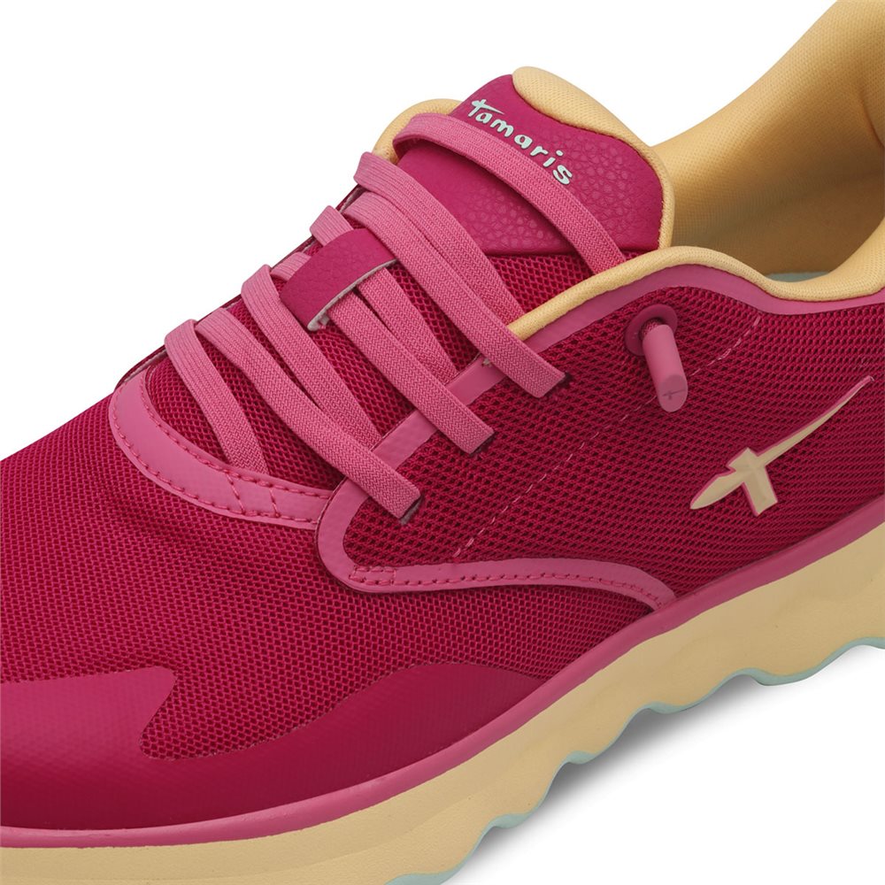 Tamaris Mesh Sneaker in Fuchsia