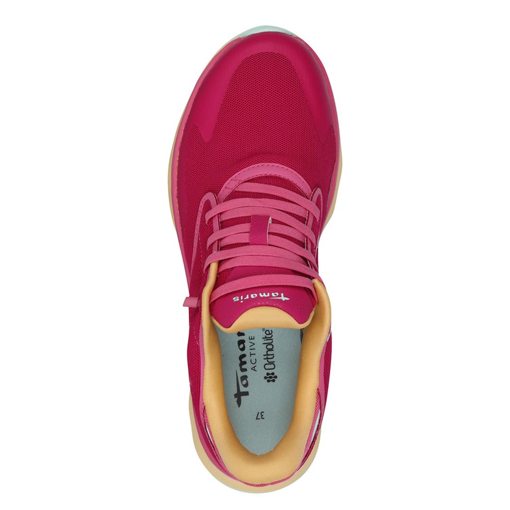 Tamaris Mesh Sneaker in Fuchsia