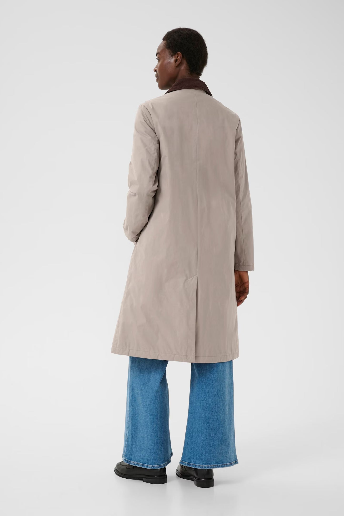 Part Two Sema Trench Coat in Fungi