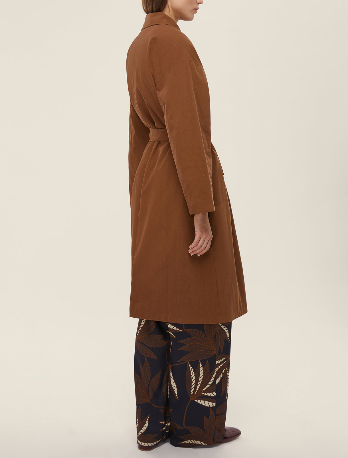 Emme Marella Agostin Raincoat in Dark Brown