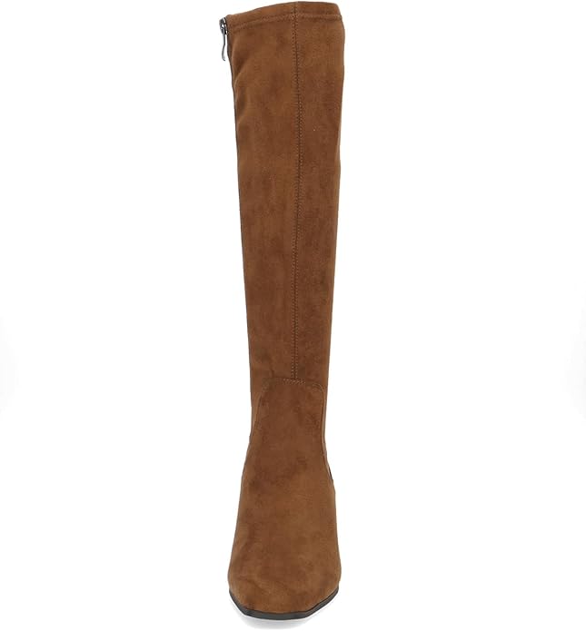 Caprice Vegan Knee High Boots in Brown