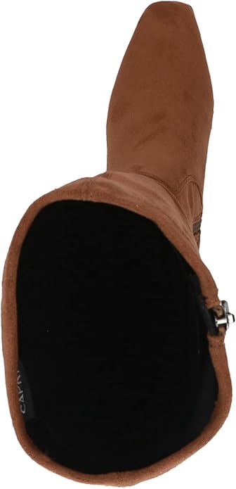 Caprice Vegan Knee High Boots in Brown