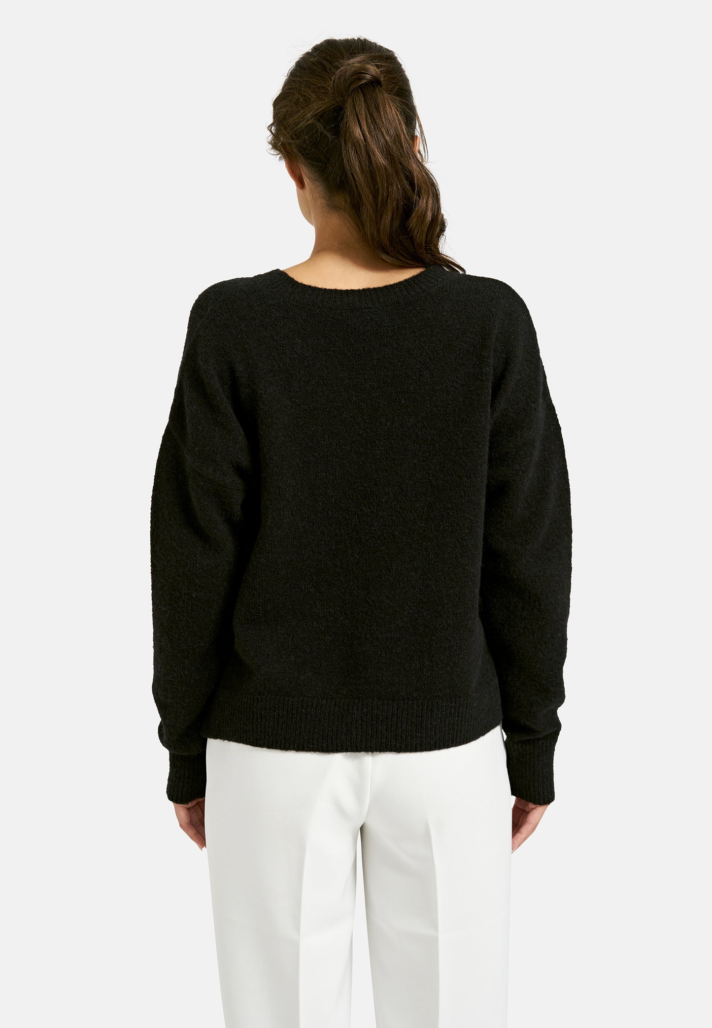 Milano Italy Teddy Design Jumper in Black