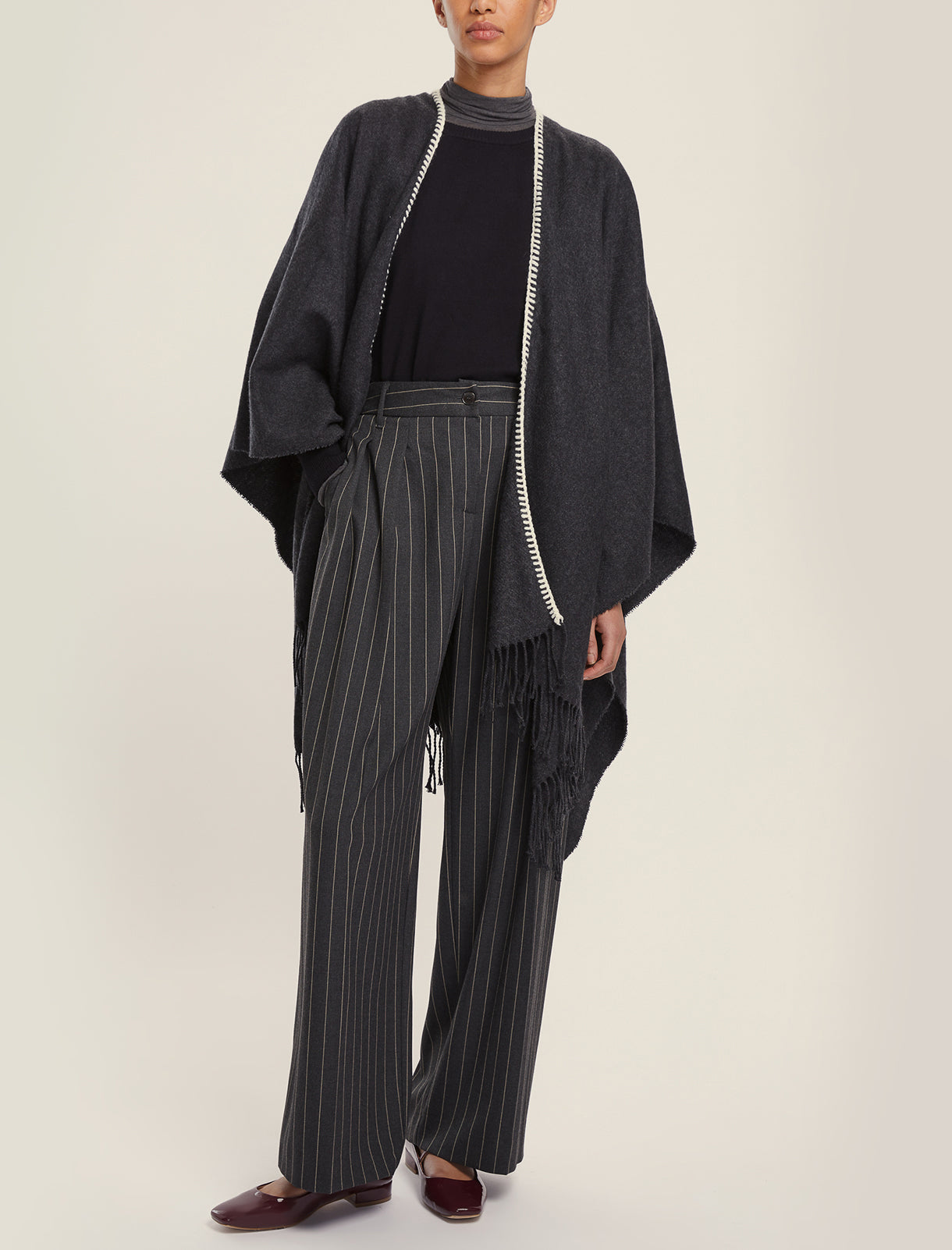 Emme Marella Heidi Shawl in Charcoal