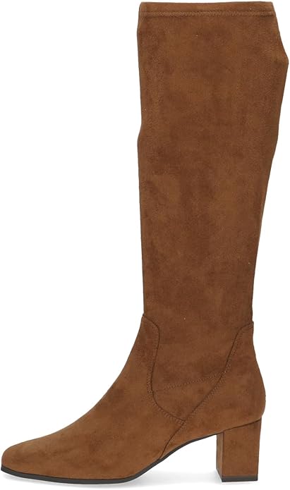 Caprice Vegan Knee High Boots in Brown