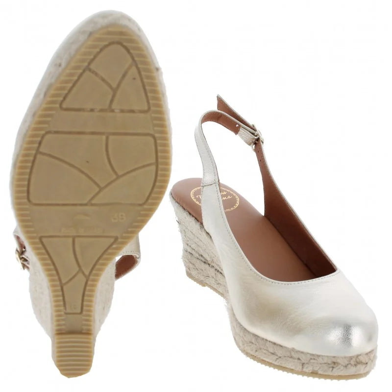 Bremen Espadrilles in Platinum