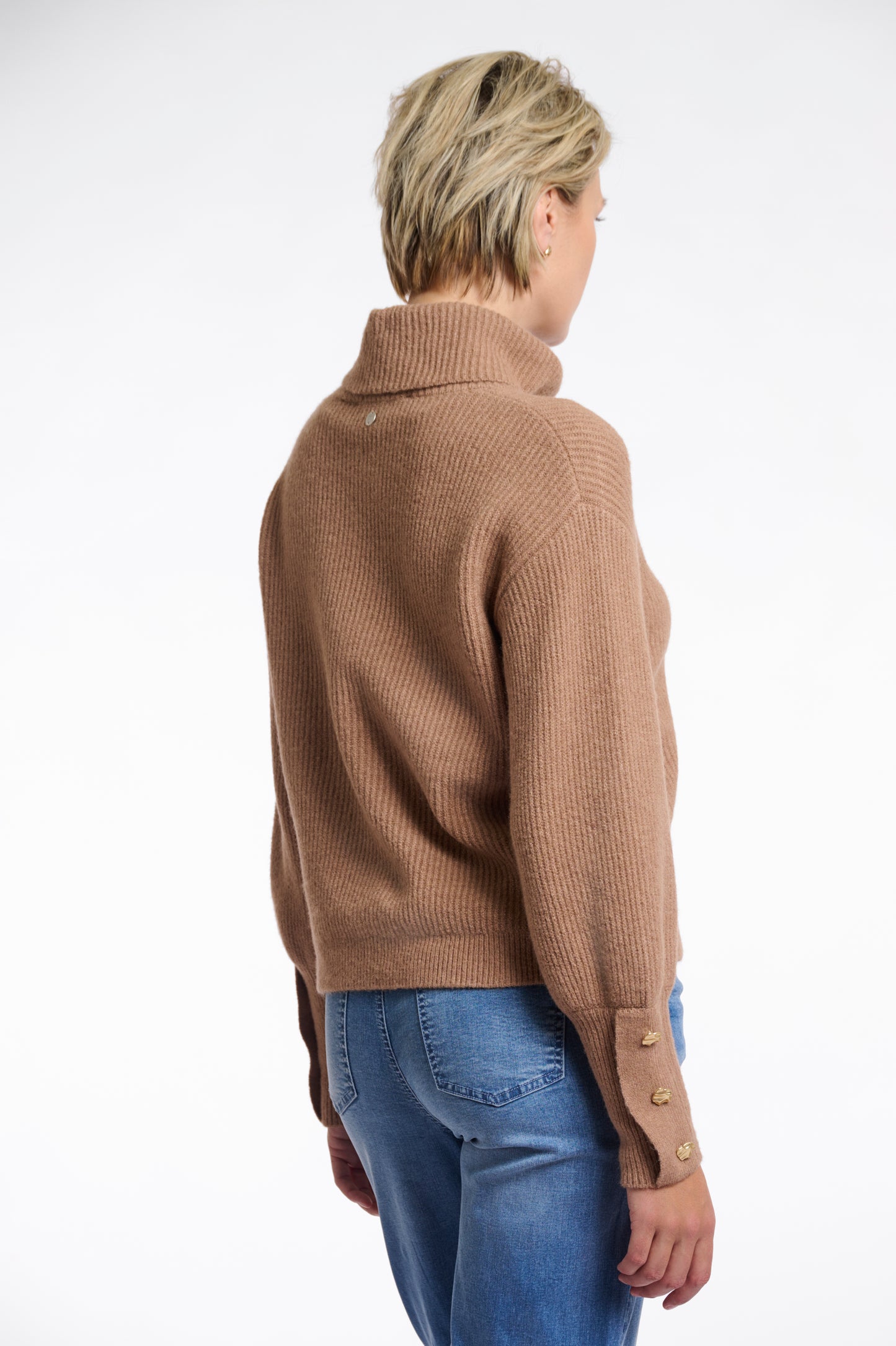 Rino & Pelle Charlotte Turtleneck Sweater in Brew
