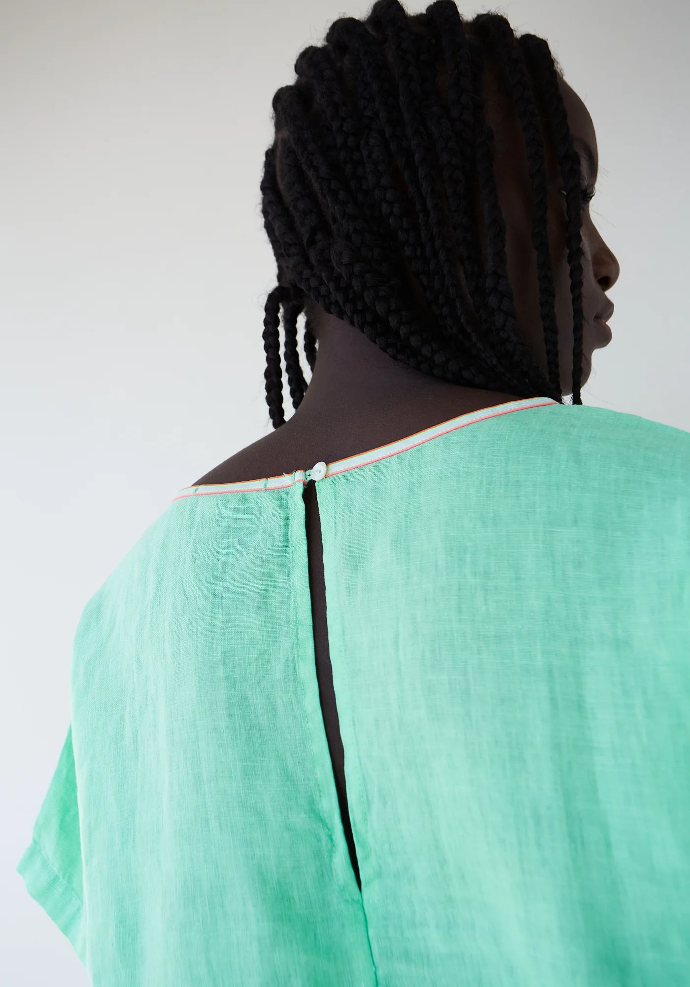 Dr Bloom Flake Blouse in Mint
