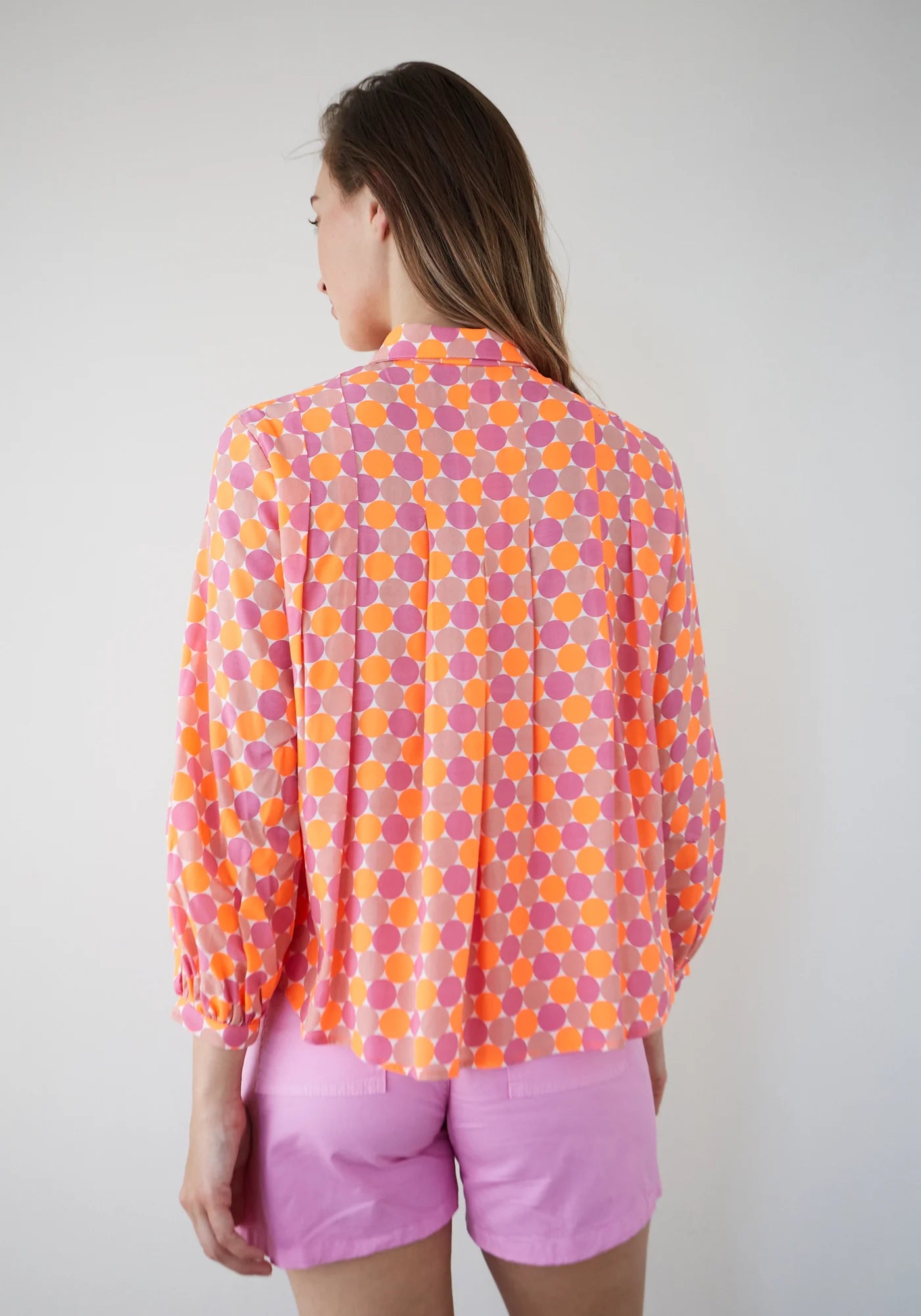 Dr Bloom Magia Shirt in Coral Dots