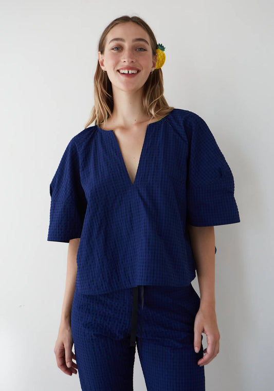 Dr Bloom Soplo Blouse in Blue
