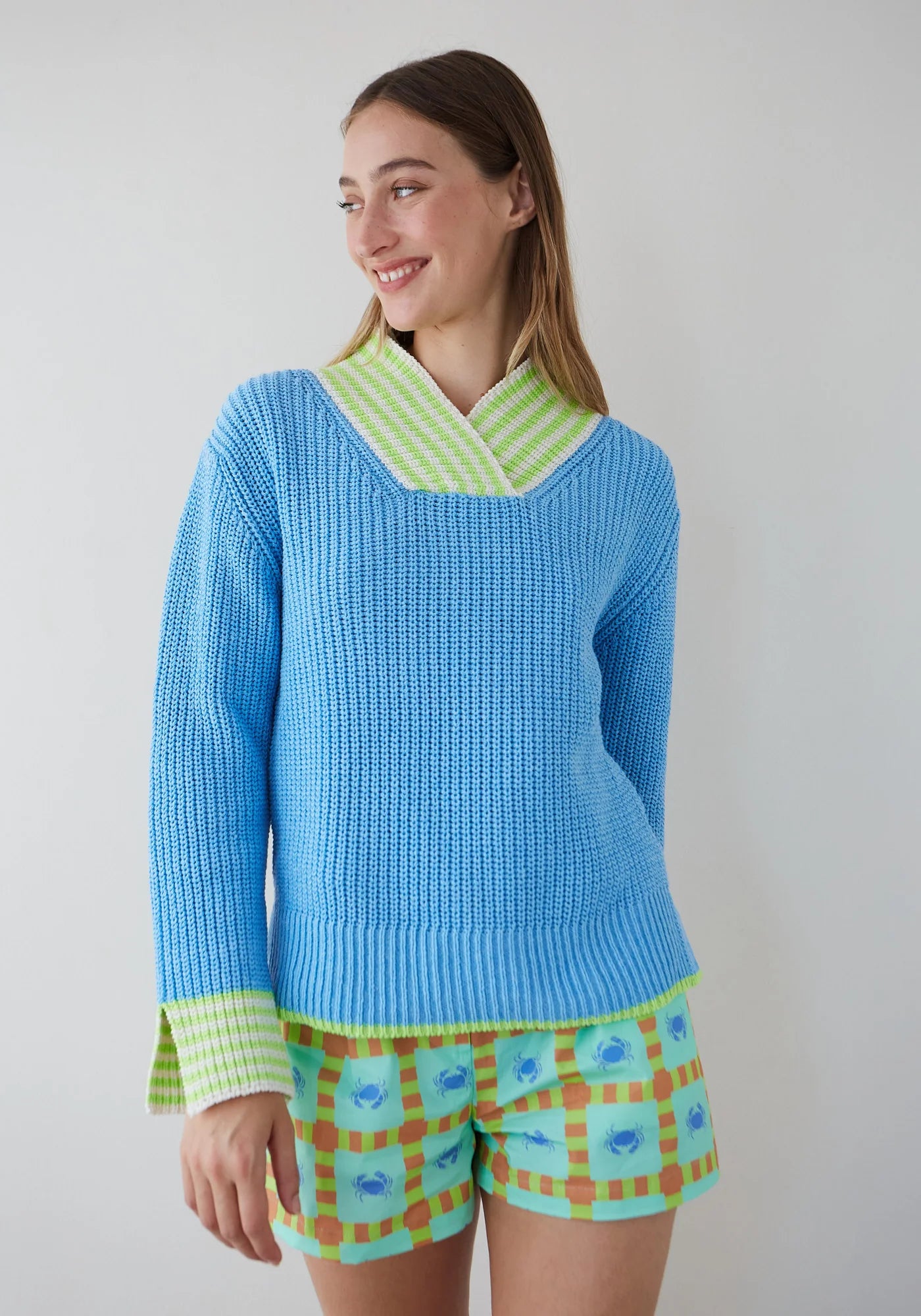 Dr Bloom Marinero Sweater in Blue