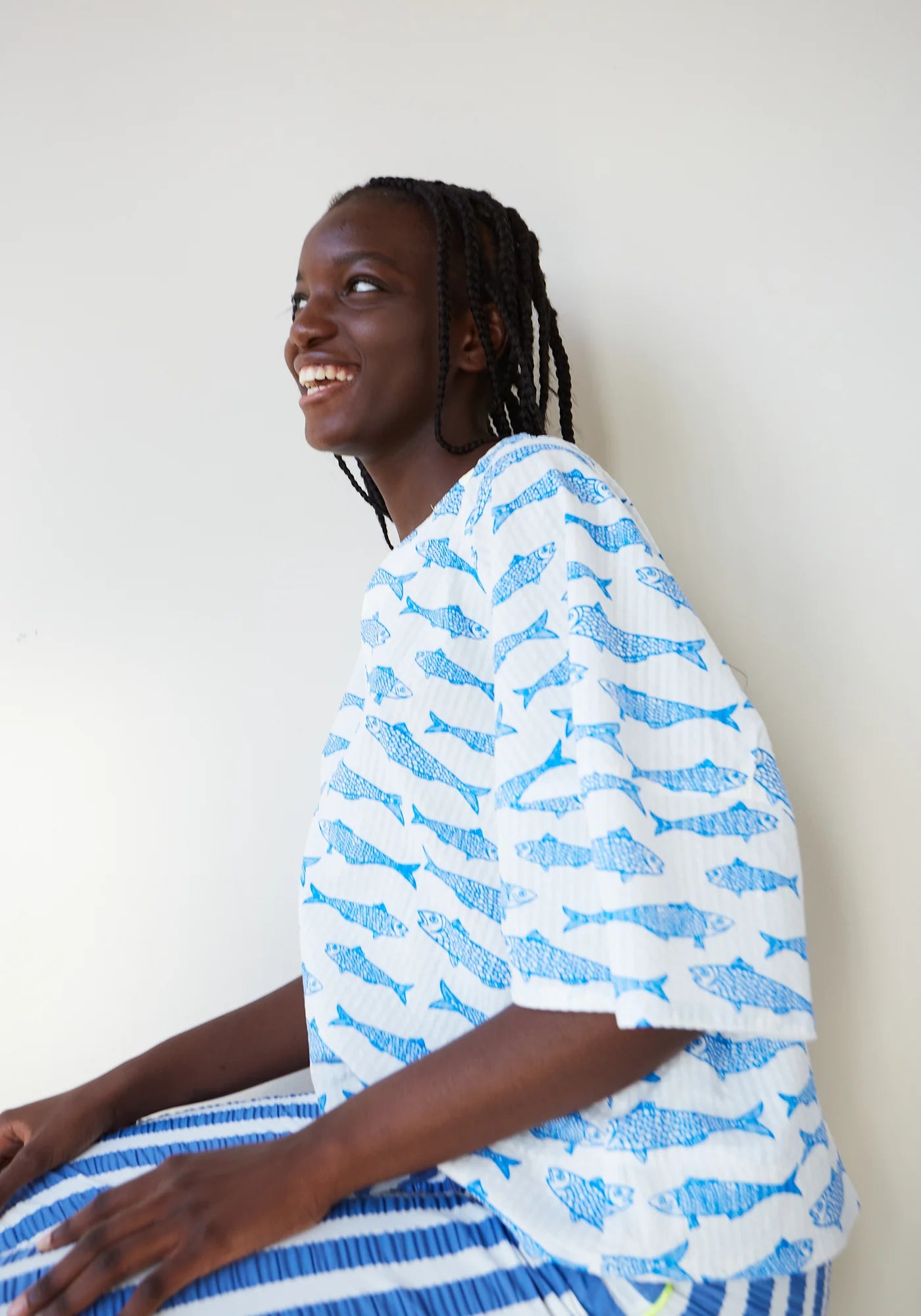 Dr Bloom Soplo Blouse in Fishes