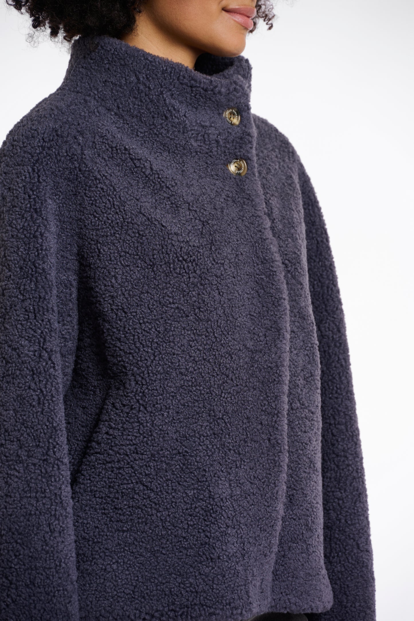 Rino & Pelle Denu High-neck Jacket in Grey