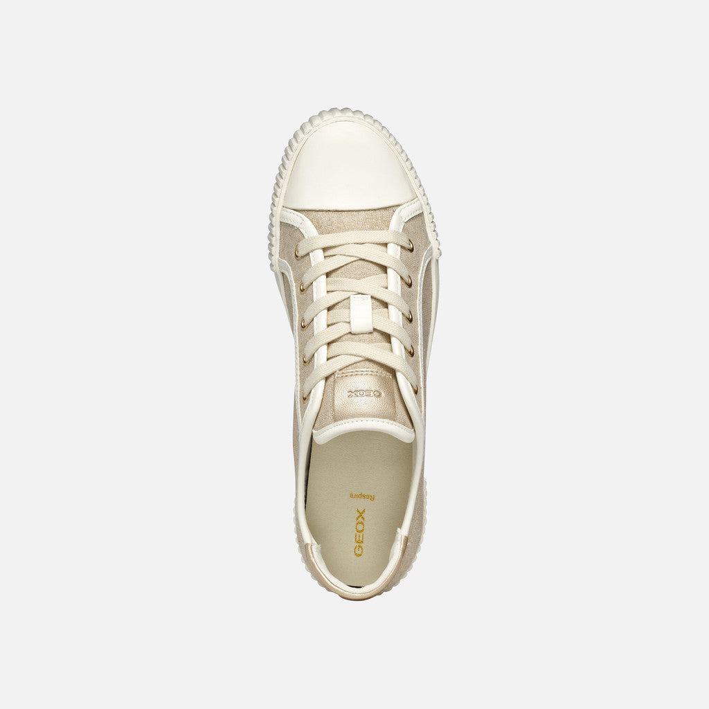 Geox Blomiee in Taupe/Optic White
