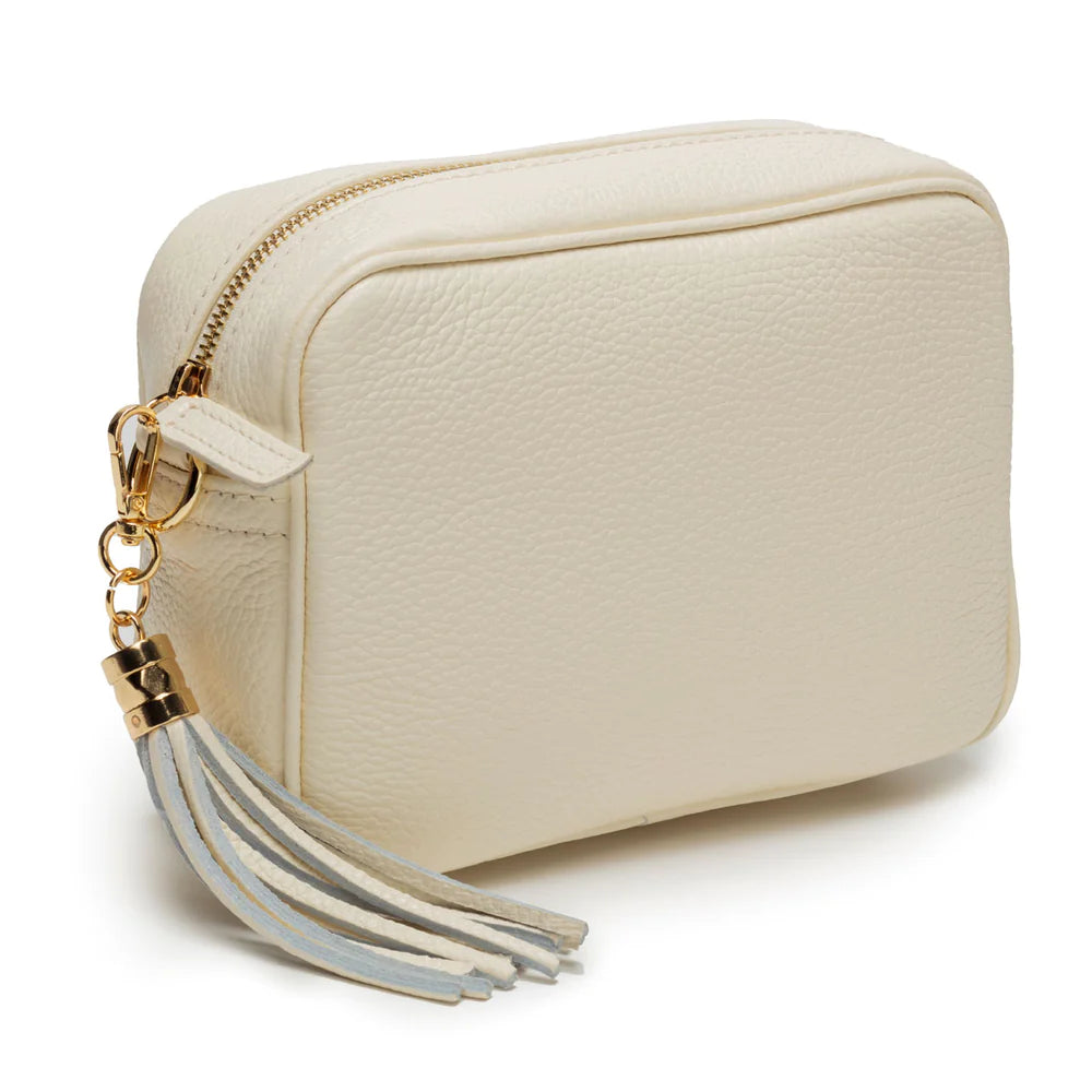 Crossbody Tassel Bag in Ivory