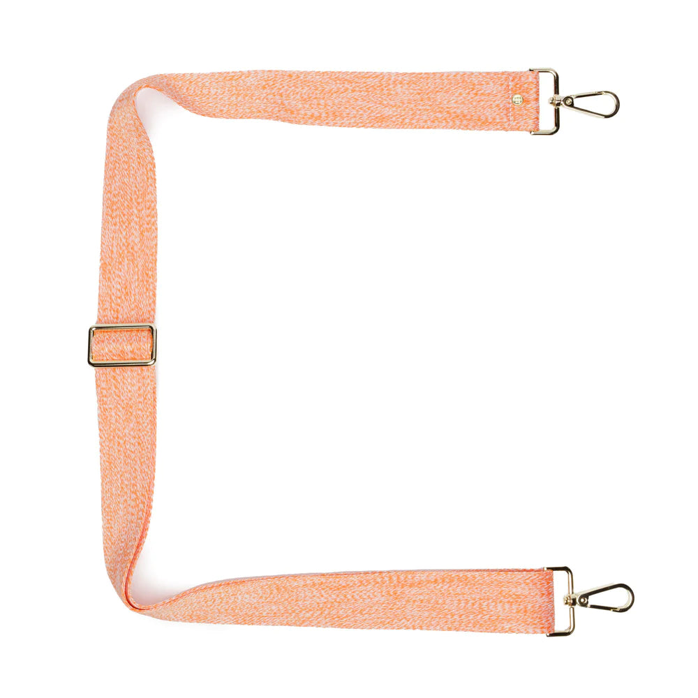 Tangerine Distressed Crossbody Strap