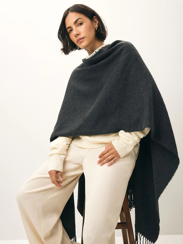 Emme Marella Heidi Shawl in Charcoal