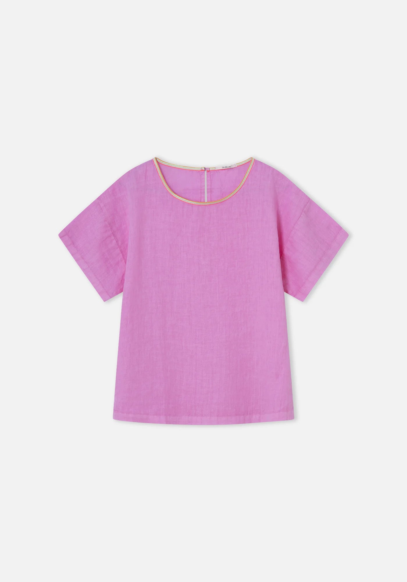 Dr Bloom Flake Linen Blouse in Rosa