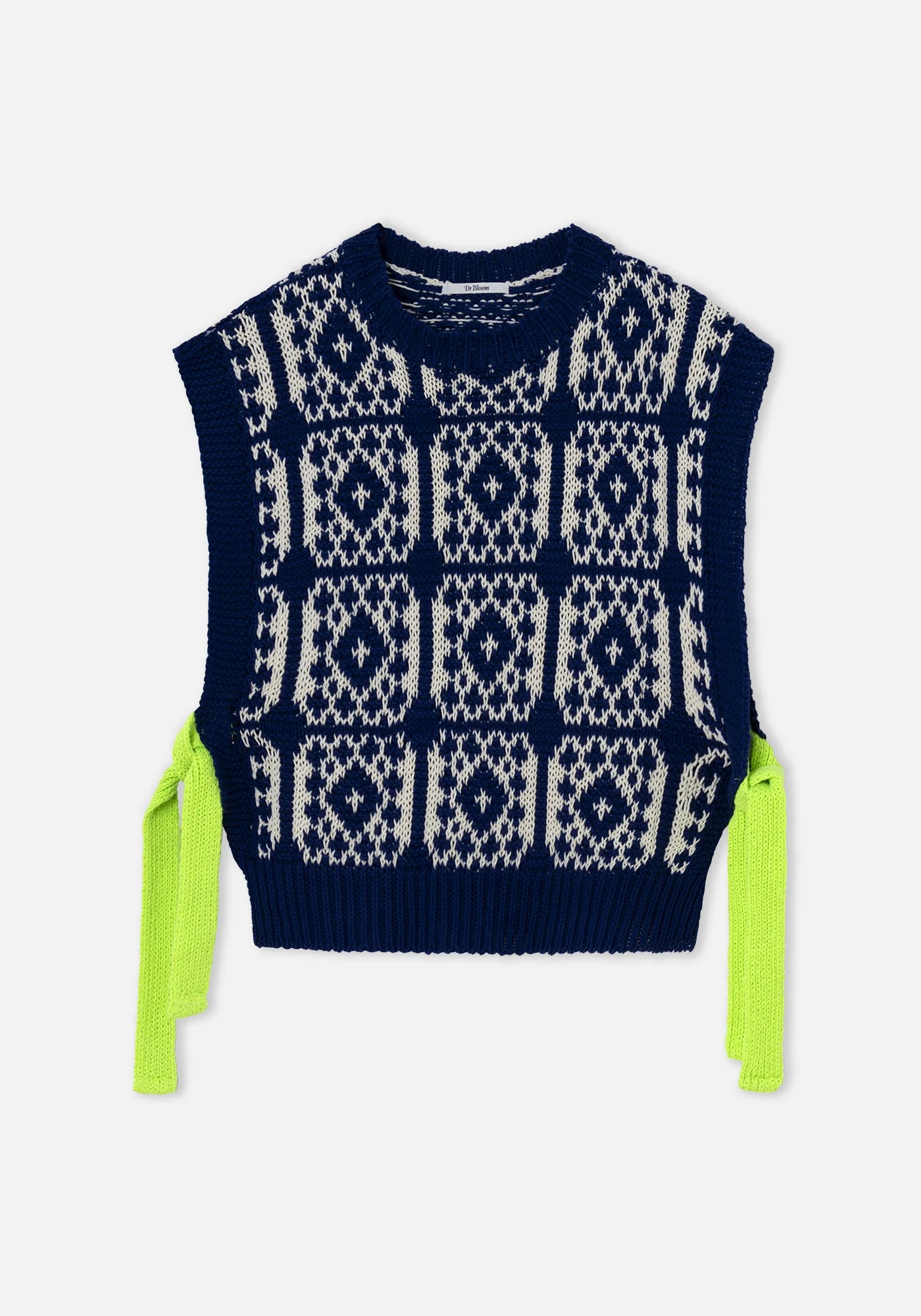 Dr Bloom Gusto Sleeveless Vest in Blue