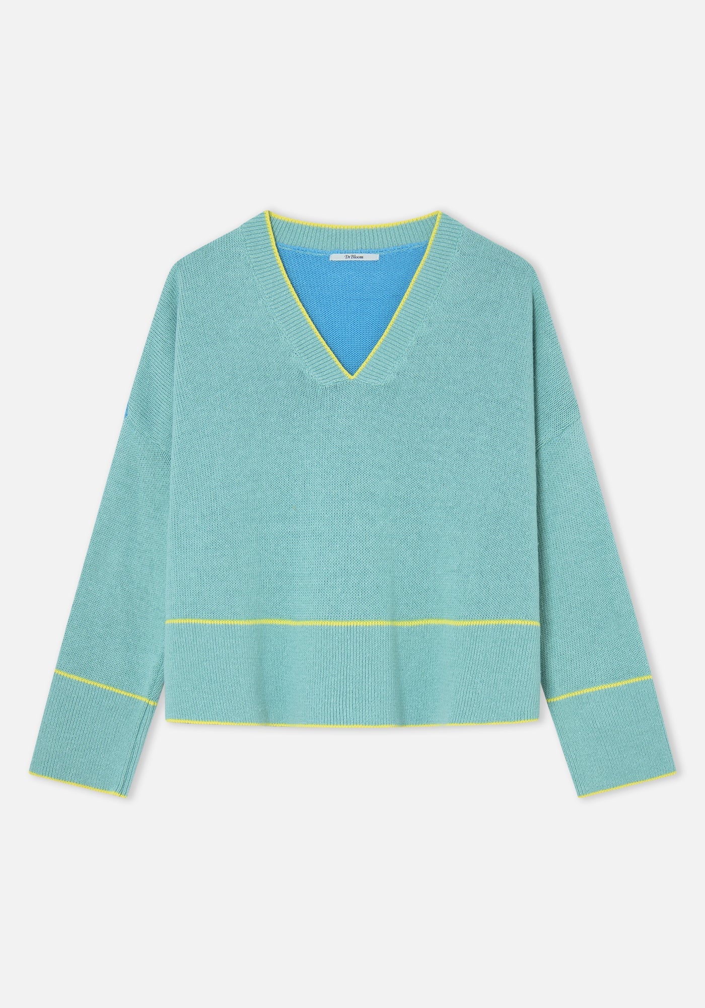 Dr Bloom Chipiron Sweater in Aqua