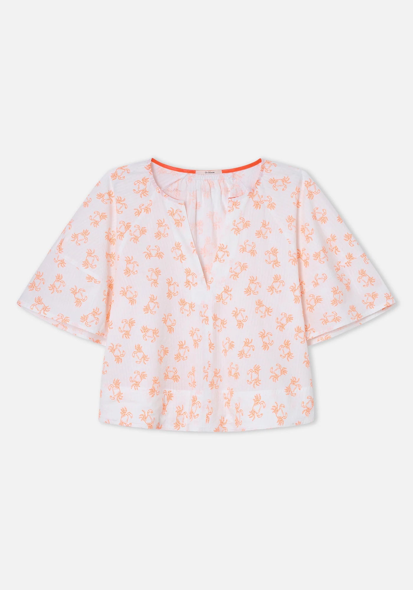Dr Bloom Soplo Blouse in Neon Crab