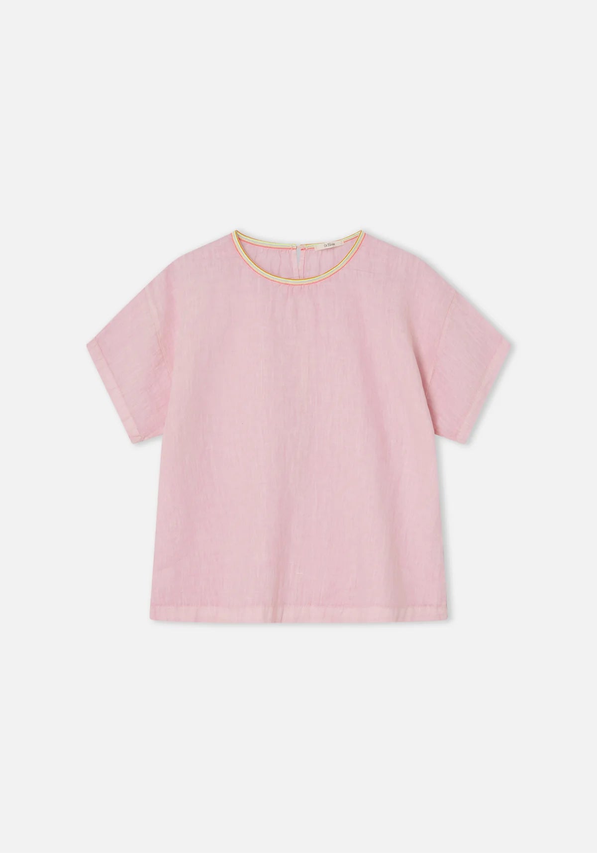 Dr Bloom Linen Short-Sleeve in Pink
