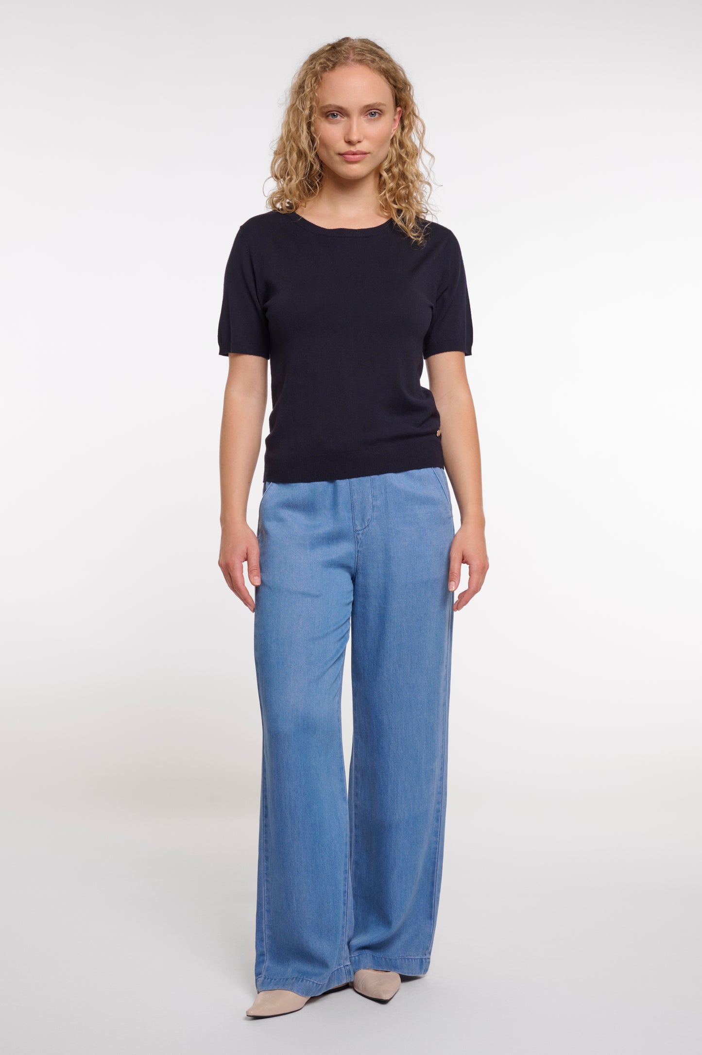 Rino & Pelle Isabeau Top in Dark Navy