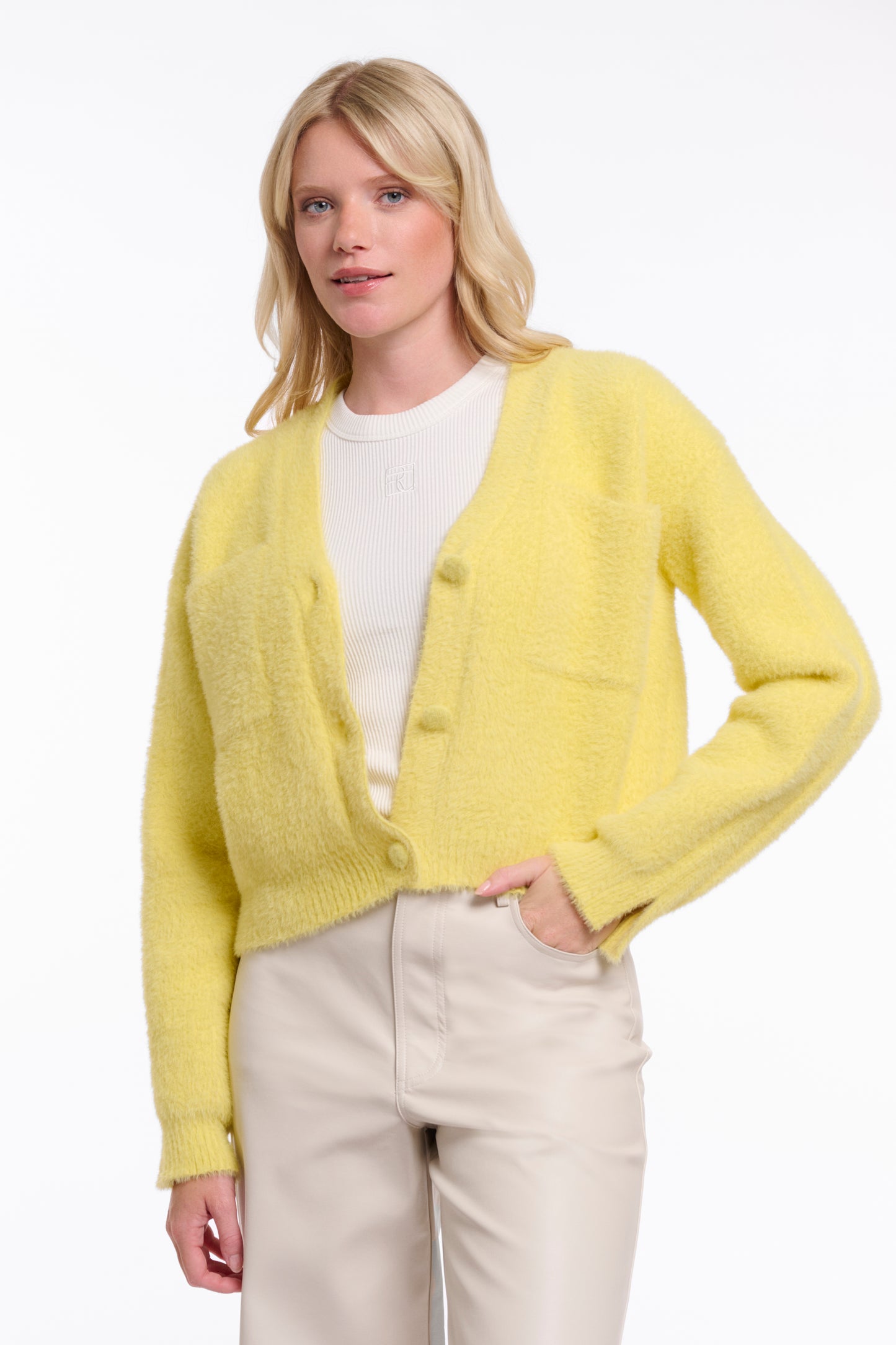 Rino & Pelle Isarea Cardigan in Breezy Lime