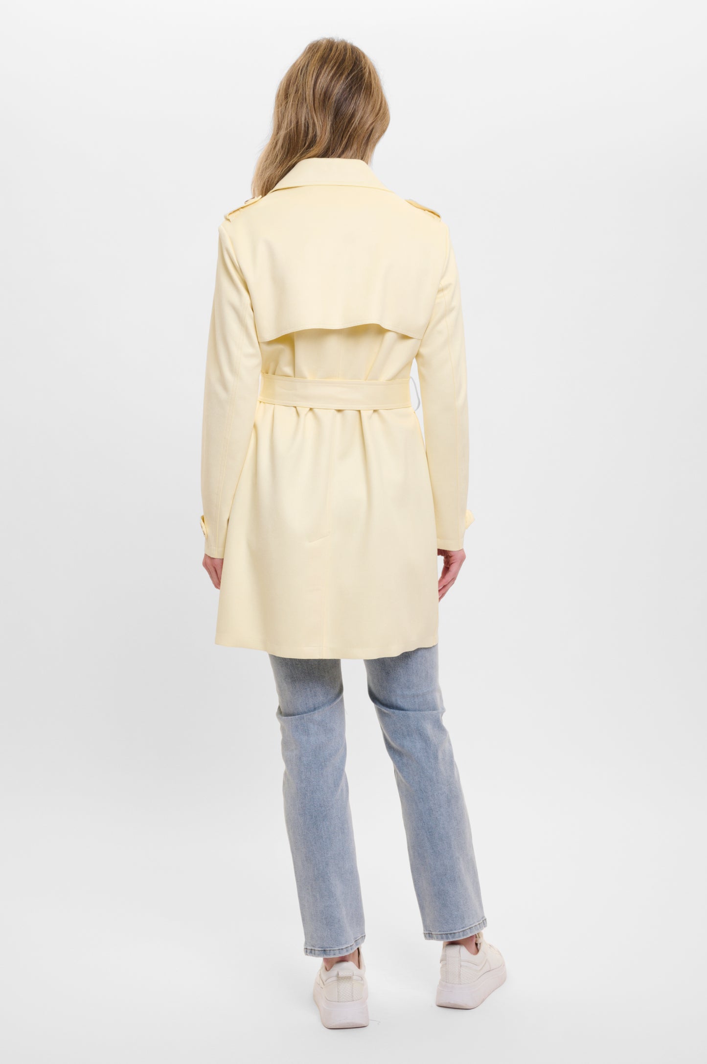 Kyona Trenchcoat in Pear Sorbet