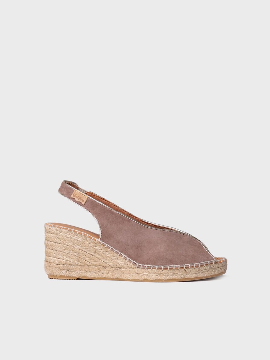 Leslie Espadrille in Taupe