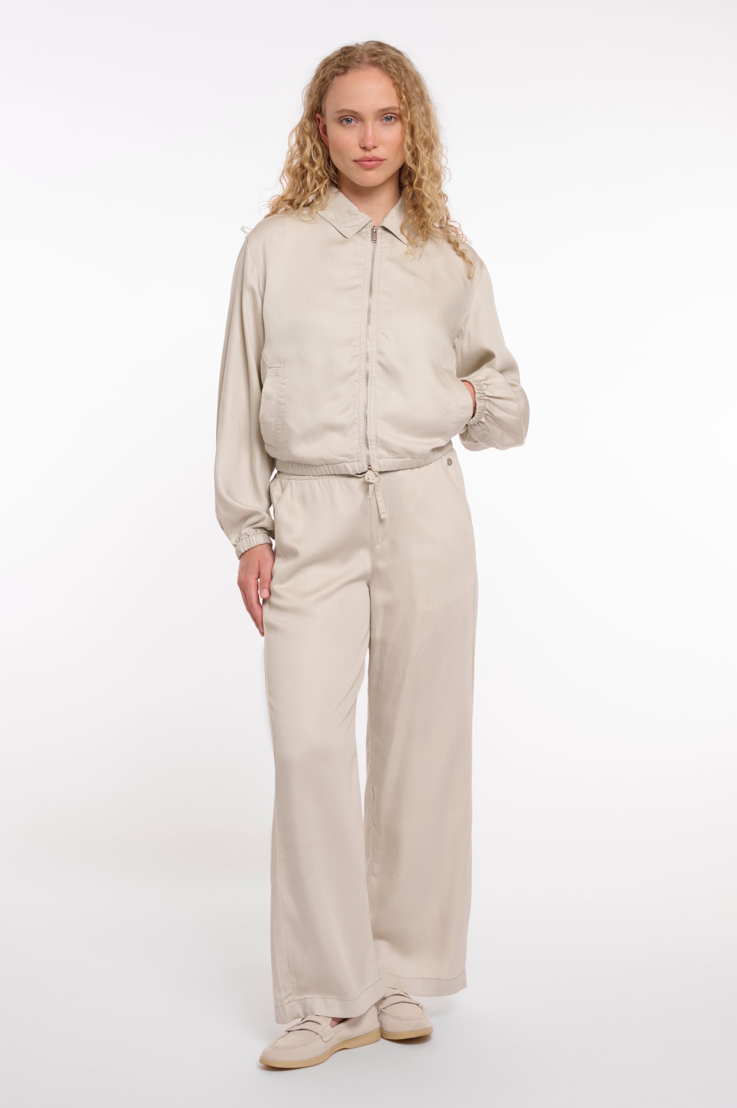 Rino & Pelle Myla Puff Sleeve Jacket in Birch