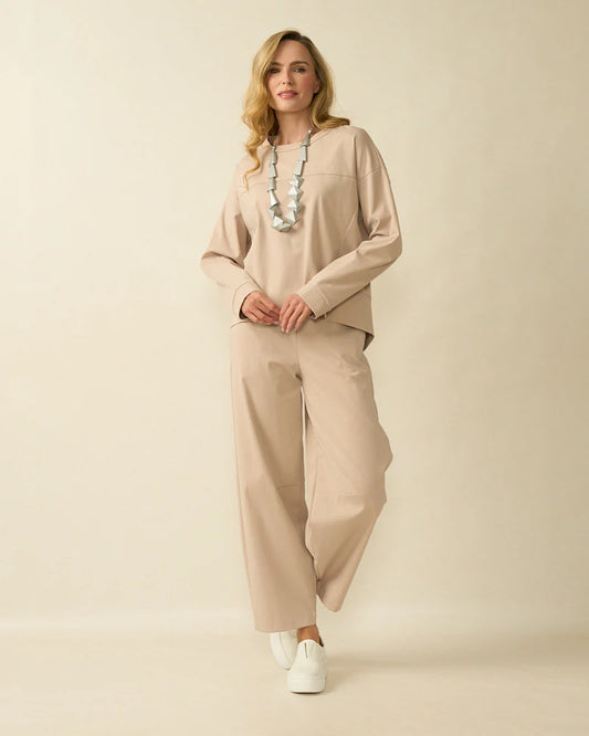 Deck By Decollage Leisure Top in Beige