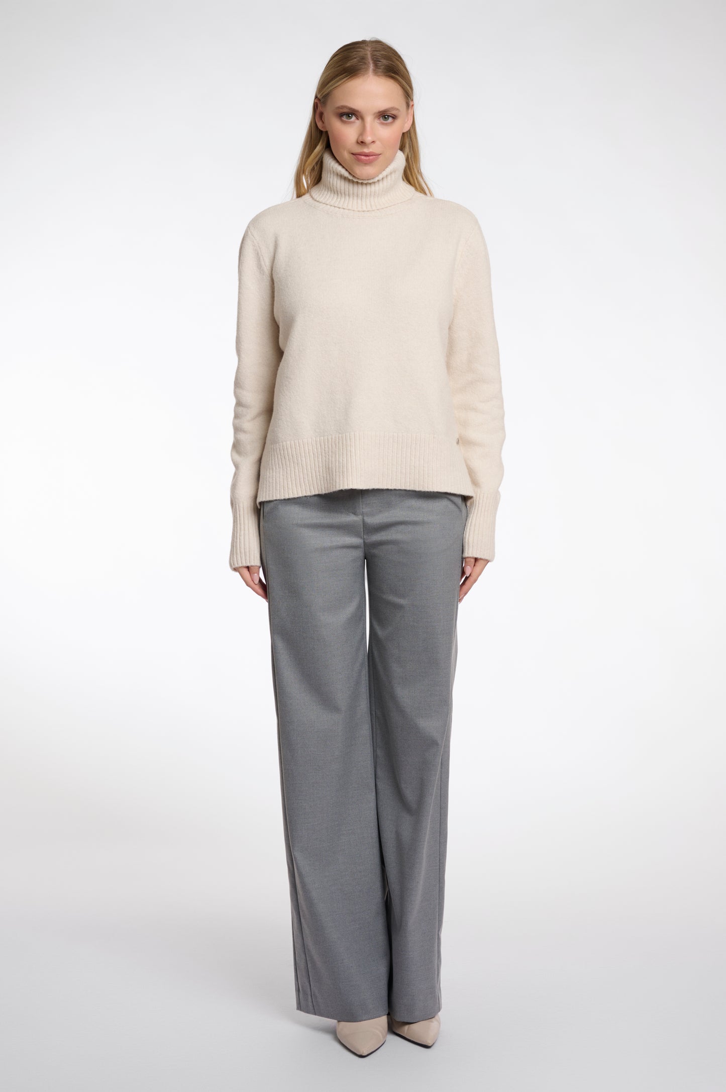 Rino & Pelle Nanke Turtleneck Sweater in Birch